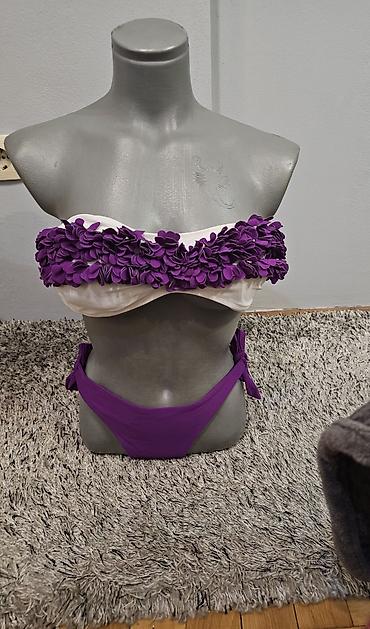tigrasti kupaci: Ženski bikinI set – ljubičasto/beli
S/M vel — 1