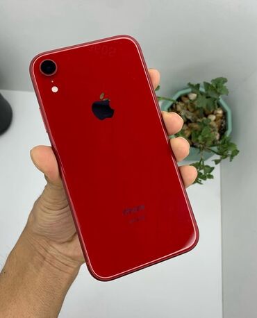 куда можно продать телефон на запчасти: IPhone Xr, Б/у, 64 ГБ, Красный, Защитное стекло, Чехол, 78 %