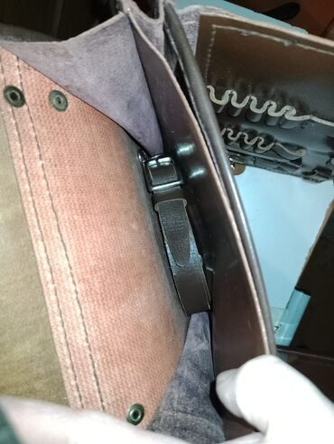 Портфели: Портфель‑органайзер советского образца (кожа/кожзам, коричневый) — 13