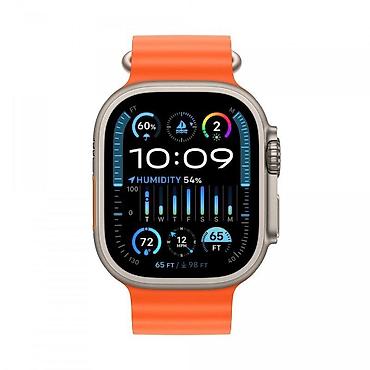 iphone на: Apple Watch Ultra 2 с ремешком Ocean Band (оранжевый) В идеальном — 1