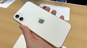 хонор 9 а: IPhone 11, Колдонулган, 128 ГБ, Ак, Кулакчындар, Заряддоочу түзүлүш, Коргоочу айнек, 82 %