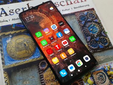 soyuducular işlənmiş: Redmi Note 8 Pro, 128 GB, rəng - Göy, Zəmanət, Düyməli, Sensor