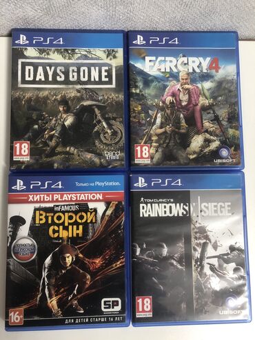 Masaüstü kompüterlər və iş stansiyaları: PS 4 diskleri demey olar yenidirler.1-2 defe istifade olunub.barterde