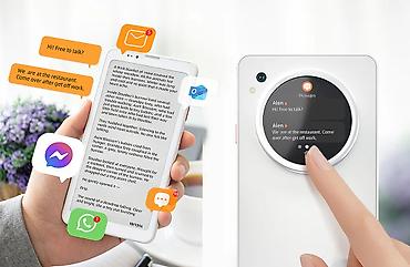 Mobil telefon və aksesuarlar: Arxa qapağı sınıb əziyi var Bigme E-ink smartfon/elektron oxu qurğusu — 3
