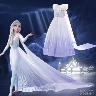 Kostimi za maskenbal: Model BELA 5 FROZEN 2 LEDENO KRALJEVSTVO 2 deo - NOVO Elza Frozen 2 — 6