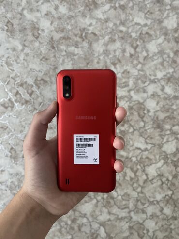 samsung а53: Samsung A02, Колдонулган, 32 GB, түсү - Кызыл, 2 SIM