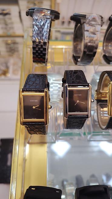 smar saat: Cartier Tank seriyası qol saatları - Korpus: düzbucaqlı forma, qızılı — 4