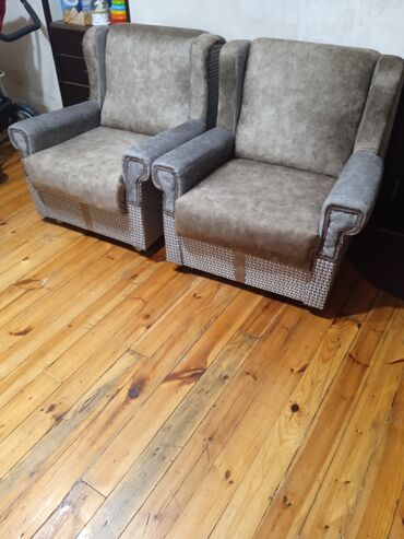 диван и кресло: Новый, Кресло, Ткань, Нет доставки