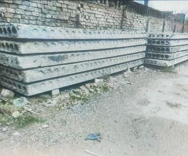 забор из профнастила: 6mx1.2 m, 4mx1.2m ölçüdə, əla vəziyyətdə beton plitələr