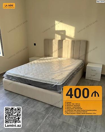 Ev və bağ: Məhsul: Çarpayı (Kod: 13141) - Ölçü: 160 × 200 sm - Mexanizm — 1