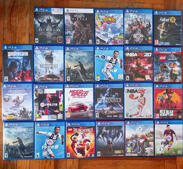 playstation 4 ucuz: PS4 və PS5 üçün orijinal disk oyunlar toplusu Format: PlayStation 4