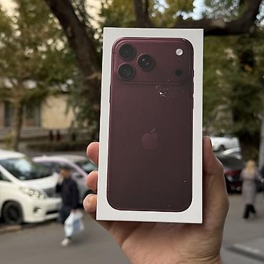 aifon 8: IPhone 17 Pro Max, Новый, 256 ГБ, Бордовый, Кабель, Коробка, 100 % — 7