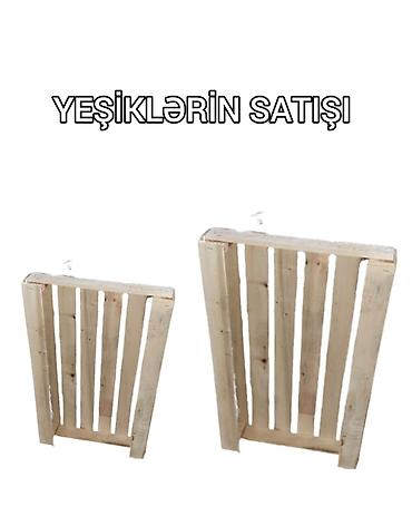 sandıq satışı: Taxta yeşiklər – satış Məhsul təsviri: - Təbii ağacdan hazırlanmış — 1