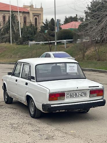 VAZ (LADA): VAZ 2107, 1999-cu il buraxılış - Ağ rəng, 4 qapılı sedan - Mexaniki — 3