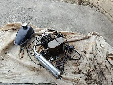 Транспорт: Velosiped üçün benzinli motor dəsti Tərkib: - 2-takt benzin mühərriki — 1