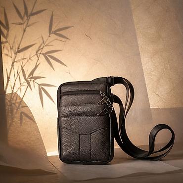 torbe marc jacobs: Muška kožna torbica preko ramena – kompaktna i organizovana - — 4