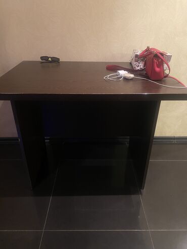 письменный стол баку: Б/у, Прямоугольный стол