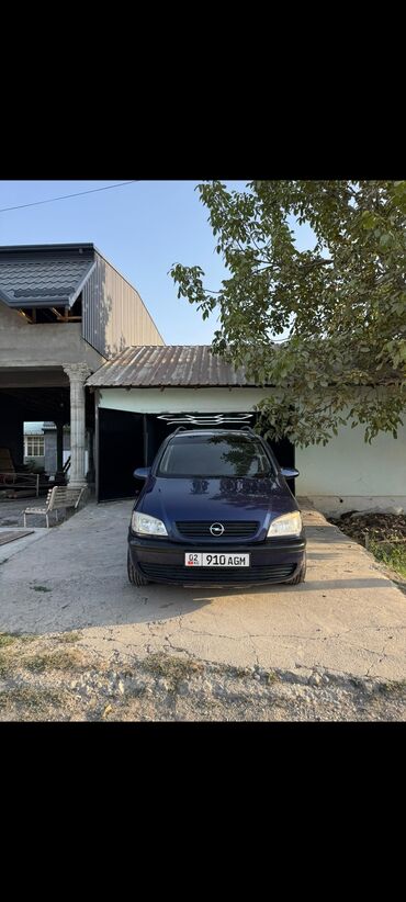 авто машина ош: Opel Zafira: 2001 г., 1.6 л, Механика, Газ, Вэн/Минивэн