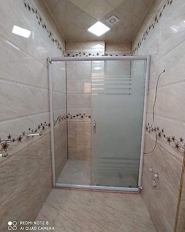 Duş kabinaları, arakəsmələr: Yeni Üstü açıq kabina, Düzbucaqlı, Ödənişli çatdırılma — 21