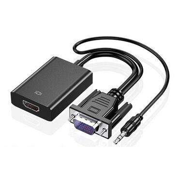 macbook mini: Компактный портативный адаптер HDMI-VGA подключает компьютер