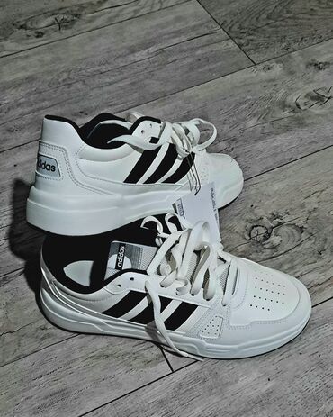 насос для члена: Мужские кроссовки, 41.5, Adidas, Новый, цвет - Белый, Самовывоз