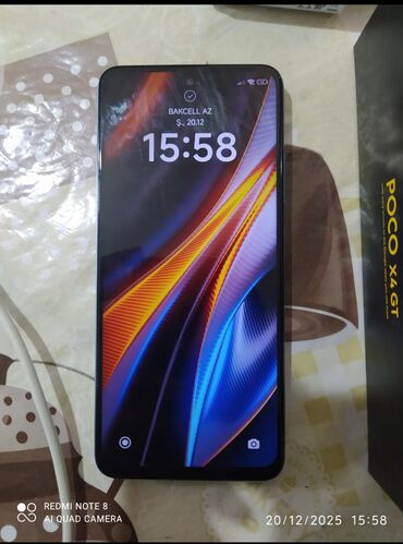 Poco: Poco X4 GT, 256 GB, rəng - Göy, Sensor, Barmaq izi, Face ID — 10