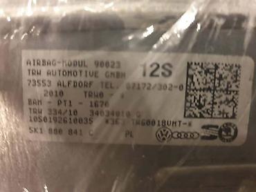 kompresor 220v: AIR BAG ZA NOGE ZA VOLKSWAGEN GOLF 6 OD 2008. DO 2013. GOD. - AIR BAG — 2