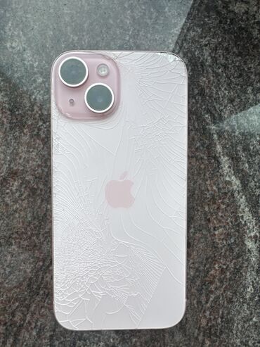 сколько стоит айку нео 9: IPhone 15, Колдонулган, 128 ГБ, Күлгүн, Каптама, 87 %