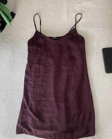 vatreno crvena: Terranova haljina na tanke bretele - Model: slip/mini haljina sa — 1