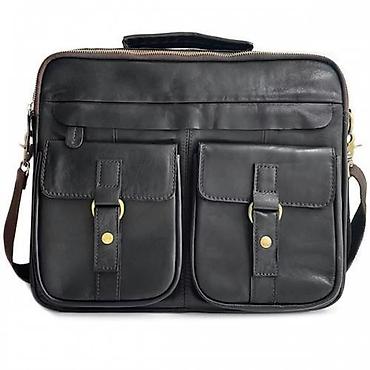 Барсетки: Барсетка, Материал: Натуральная кожа, Застежка на молнии, Множество карманов, Оригинал, Новый — 9