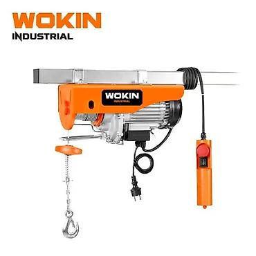 dini tort: WOKIN 738002 Mini Elektrikli Telfer (Industrial seriya) — 250/500 kq — 1