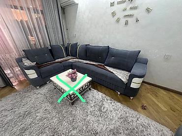 masa dəst: Uqlavoy divan acilir baza var teze kimidi olcu 2x3 qiymet 600 azn — 1