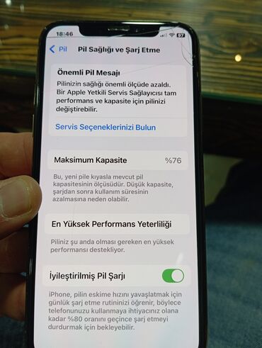 ayfon 5 telefon: IPhone Xs, 64 GB, Qızılı, Barmaq izi, Simsiz şarj, Face ID