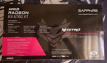 işlənmiş komputerler: Videokart Sapphire Radeon RX 6700 XT, 12 GB, İşlənmiş — 5