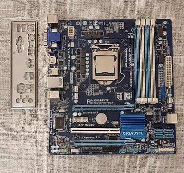 pc hisseleri: Bundle satılır - 100 AZN Ana plata : Gigabyte GA-H77M-D3H CPU  — 1