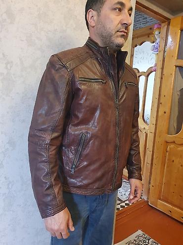 Kişi geyimləri: Kişi dəridən gödəkçə,fevral ayi Almaniyada alinib - Material: təbii — 8