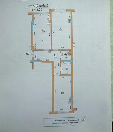 Продажа квартир: 2 комнаты, 75 м², Верхний Джал Элитка, 2 этаж, Евроремонт — 3