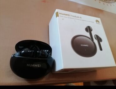 huawei nauşnik: İşlənmiş Simsiz (Bluetooth) Qulaqcıqlar, Huawei, rəng - Qara