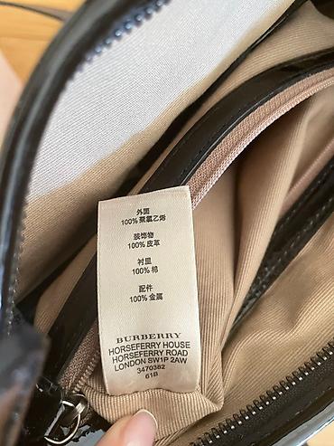 Çantalar: Original “Burberry” brendindən çanta baha qiymətə alınıb. Səliqəli — 3