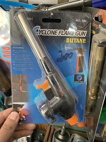 Үй жана бакча үчүн бардык: Газовая горелка Cyclone Flame Gun (Butane), модель No. 930 Описание — 1
