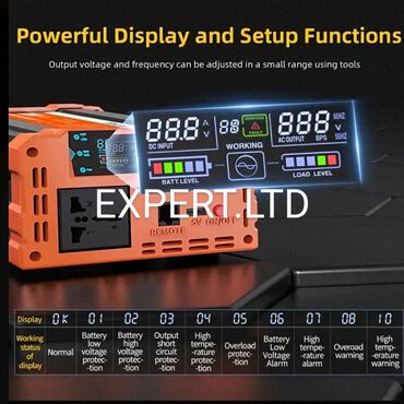 İnverterlər: Yeni Inverter, 1500-3000 Vt, 12 - 220 volt, Ünvandan götürmə, Ödənişli çatdırılma — 9