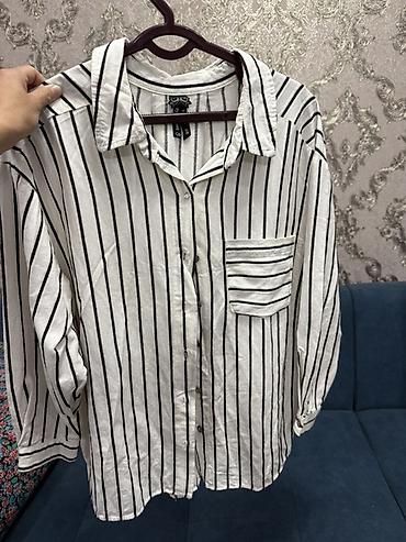 polo assn: Женская рубашка в полоску - Цвет: молочно‑белый фон с узкими — 2