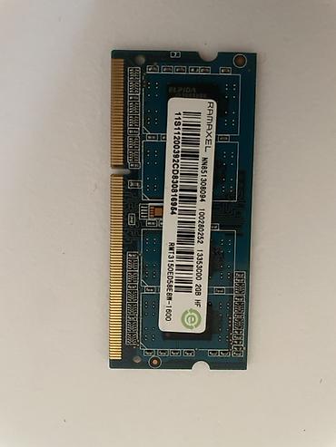 ram 1333mhz: RAMaxel noutbuk yaddaşı – 2GB DDR3, 1600 MHz (PC3-12800), SO-DIMM — 1