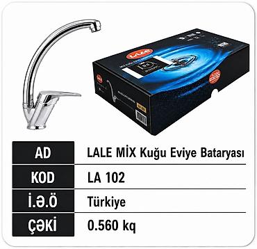 mətbəx qapıları: Məhsul: LALE MİX Kuğu Eviyə Batarıyası Model kodu: LA 102 İstehsal — 1