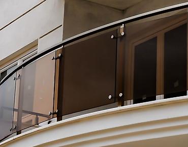 Pilləkən məhəccərləri: Yeni Pilləkən məhəccəri, Şüşə, Ödənişli çatdırılma — 11