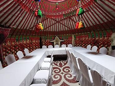 Аренда юрт: Аренда юрты, Каркас Деревянный, 65 баш, Стулья, Казан, Самовар — 9