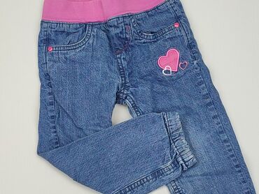 Spodnie: Spodnie jeansowe, 3-4 lat, 104, stan - Dobry