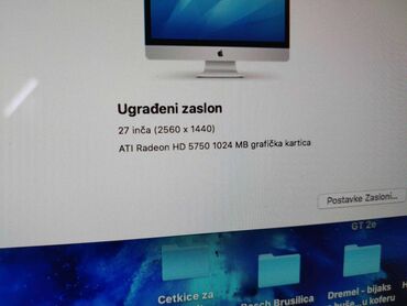 Desktop računari i radne stanice: Apple iMac Polovan, ispravan Apple računar model iMac tačna oznaka — 10