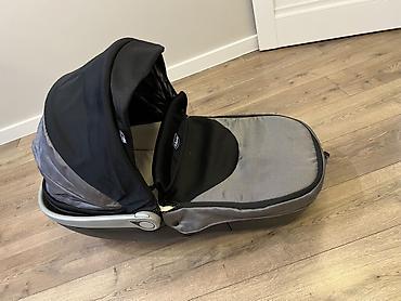 Коляски: Коляска, цвет - Черный, Б/у — 1