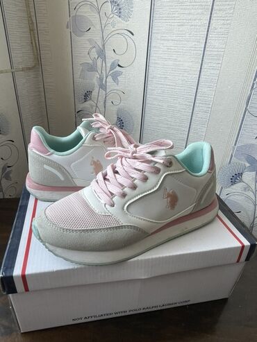 Makasin və loferlər: Us Polo Assn, Ölçü: 37, rəng - Çəhrayı, İşlənmiş